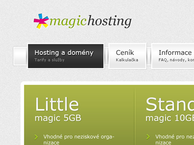MagicHosting webdesign v.2